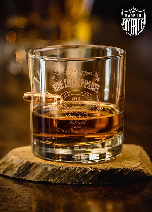 American Made .308 Whiskey Glass - Old Number 9