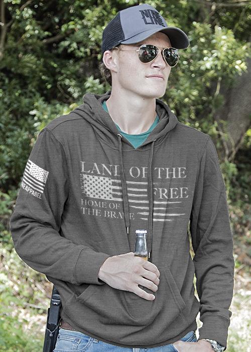 Light Weight Tailgater Hoodie - Home of the Brave Collection