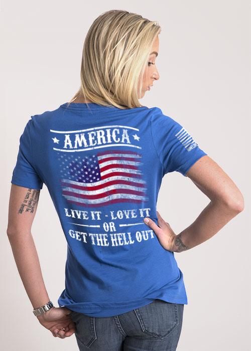 Women's Relaxed Fit T-Shirt - Get The Hell Out