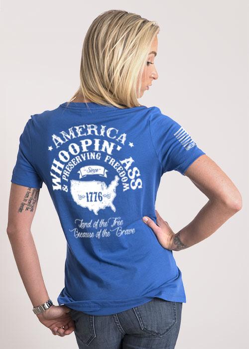 Womens Relaxed Fit T-Shirt - Whoopin Ass