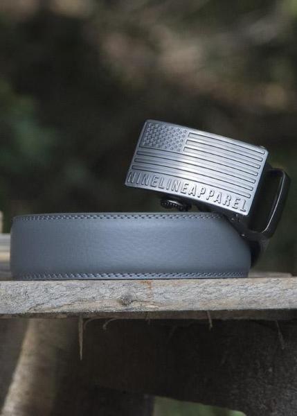 Leather Belt - American Flag