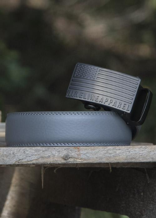 Leather Belt - American Flag