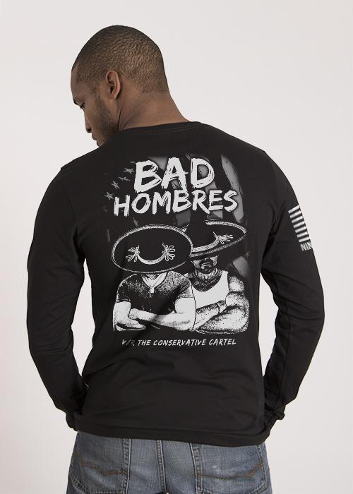 Men's Long Sleeve Shirt - Bad Hombres