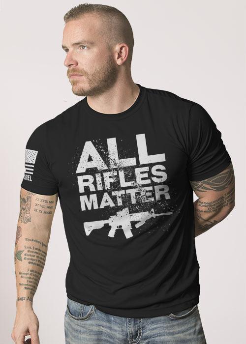 All Rifles Matter - Mens Moisture Wicking T-Shirt