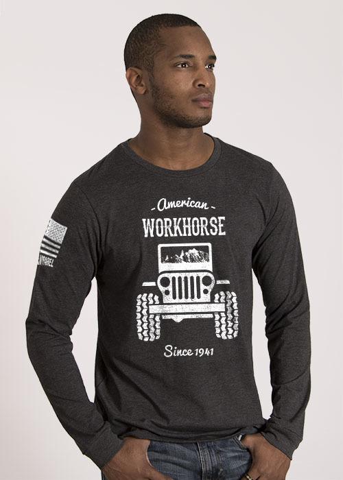 Men's Long Sleeve - American Workhorse - Full Front
