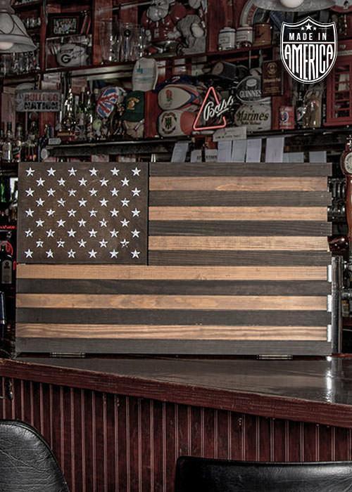 American Flag - Wooden Sign Version 2