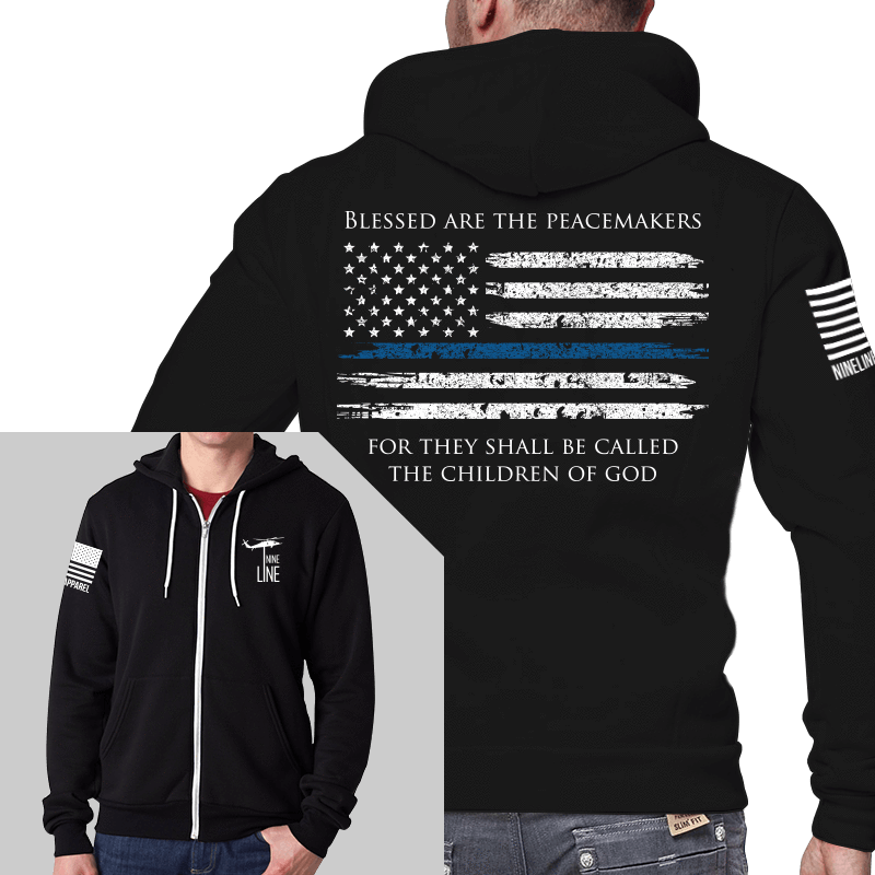 Full-Zip Hoodie - Thin Blue Line