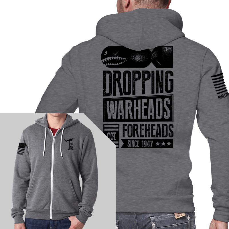 Full-Zip Hoodie - Warheads on Foreheads