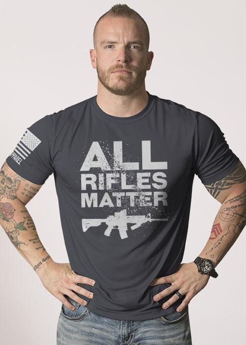 All Rifles Matter - Mens Moisture Wicking T-Shirt