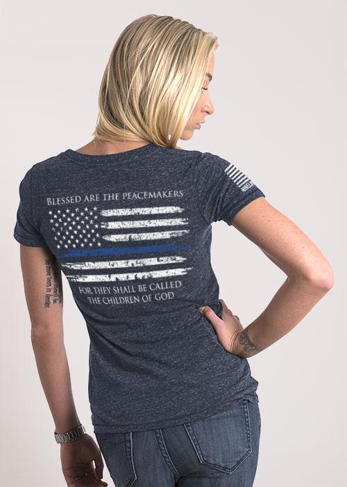 Women's Relaxed Fit T-Shirt - Thin Blue Line