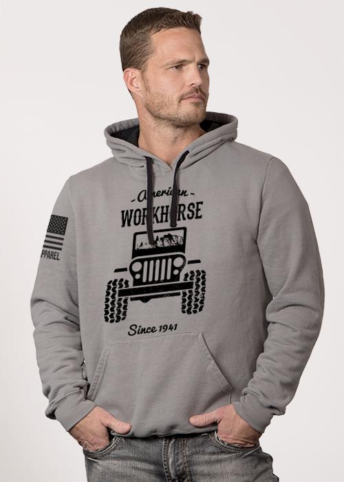 Hoodie - American Workhorse - Full Front