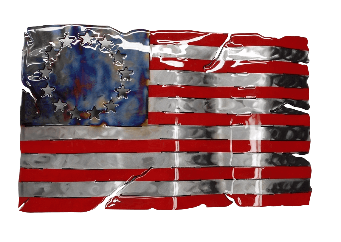 Molten Metal Sign - Betsy Ross