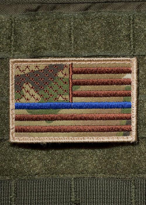 Thin Blue Line - Multicam Patch