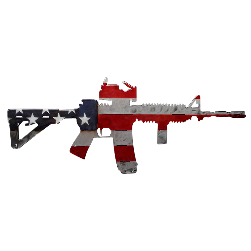 Molten Metal Sign - American Flag AR