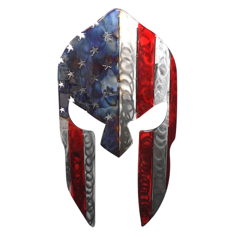 Molten Metal Sign - Spartan Stars and Stripes