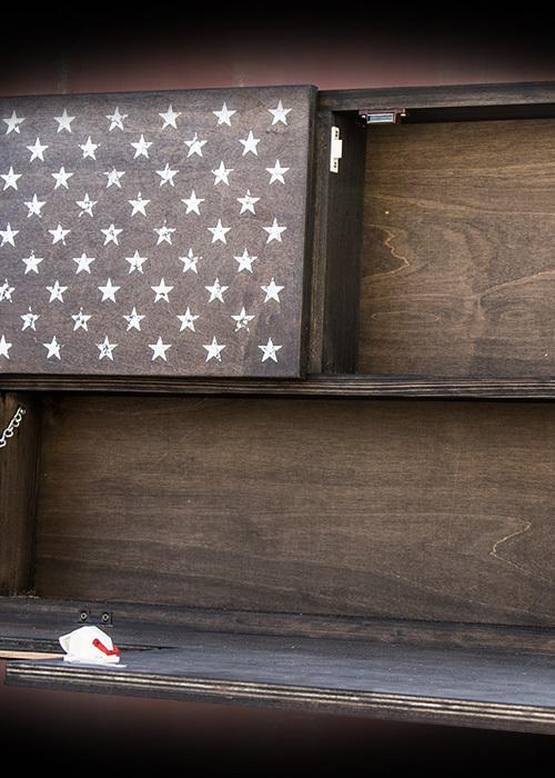 American Flag - Wooden Sign Color