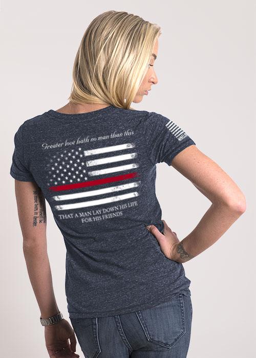Women's Relaxed Fit T-Shirt - Thin Red Line