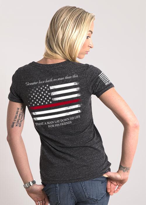 Women's Relaxed Fit T-Shirt - Thin Red Line