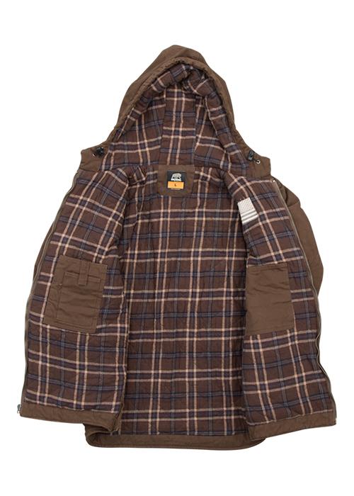 Hooded Twill Concealed Carry Jacket