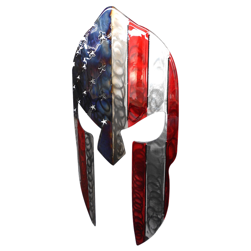 Molten Metal Sign - Spartan Stars and Stripes