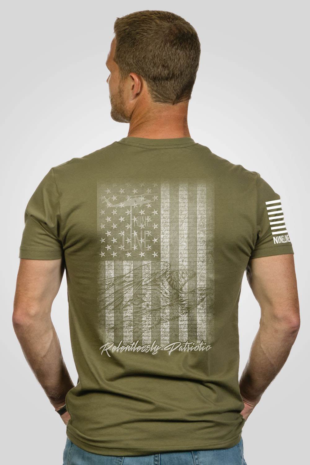 Men's T-Shirt - American Drop Line