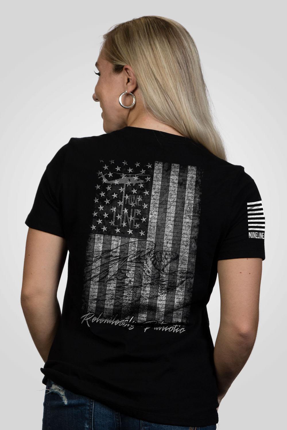 Women's T-Shirt - American Drop Line
