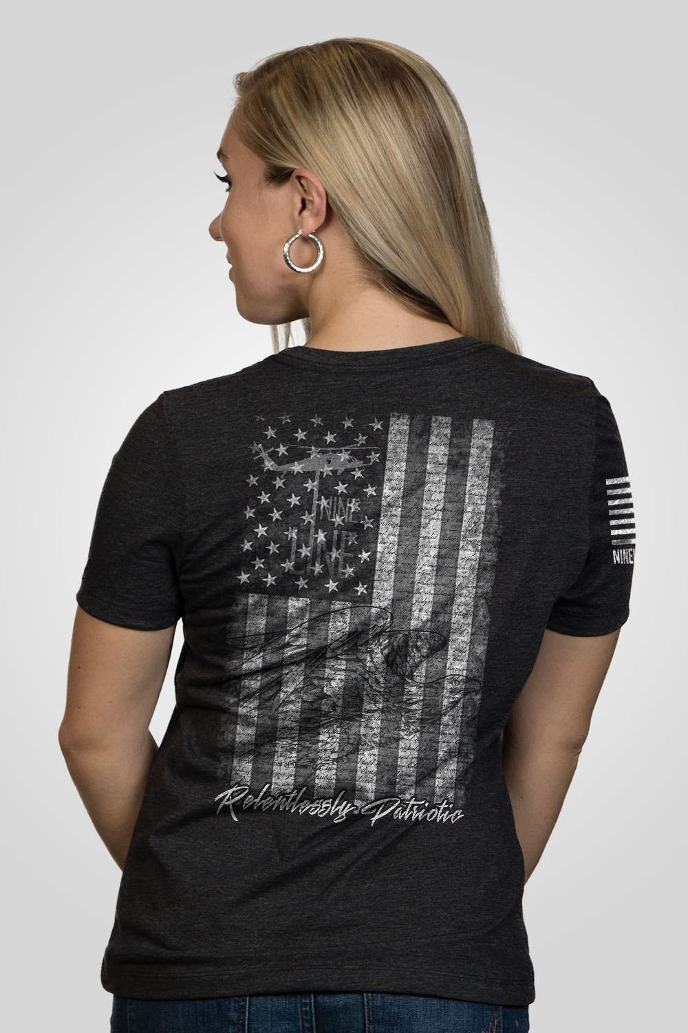 Women's T-Shirt - American Drop Line