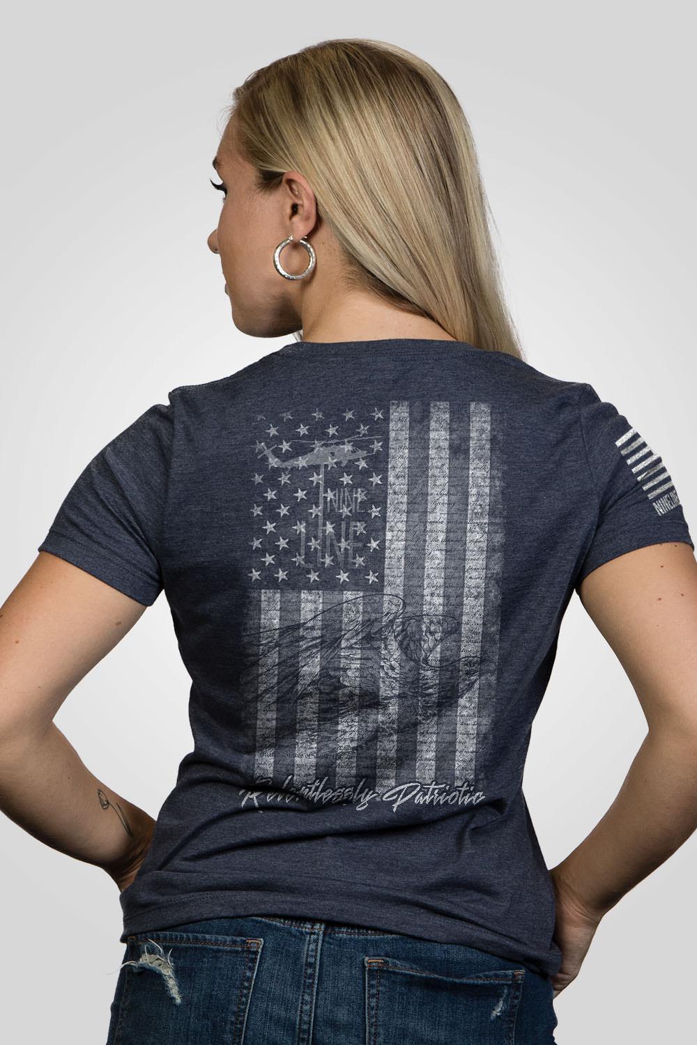 Women's T-Shirt - American Drop Line