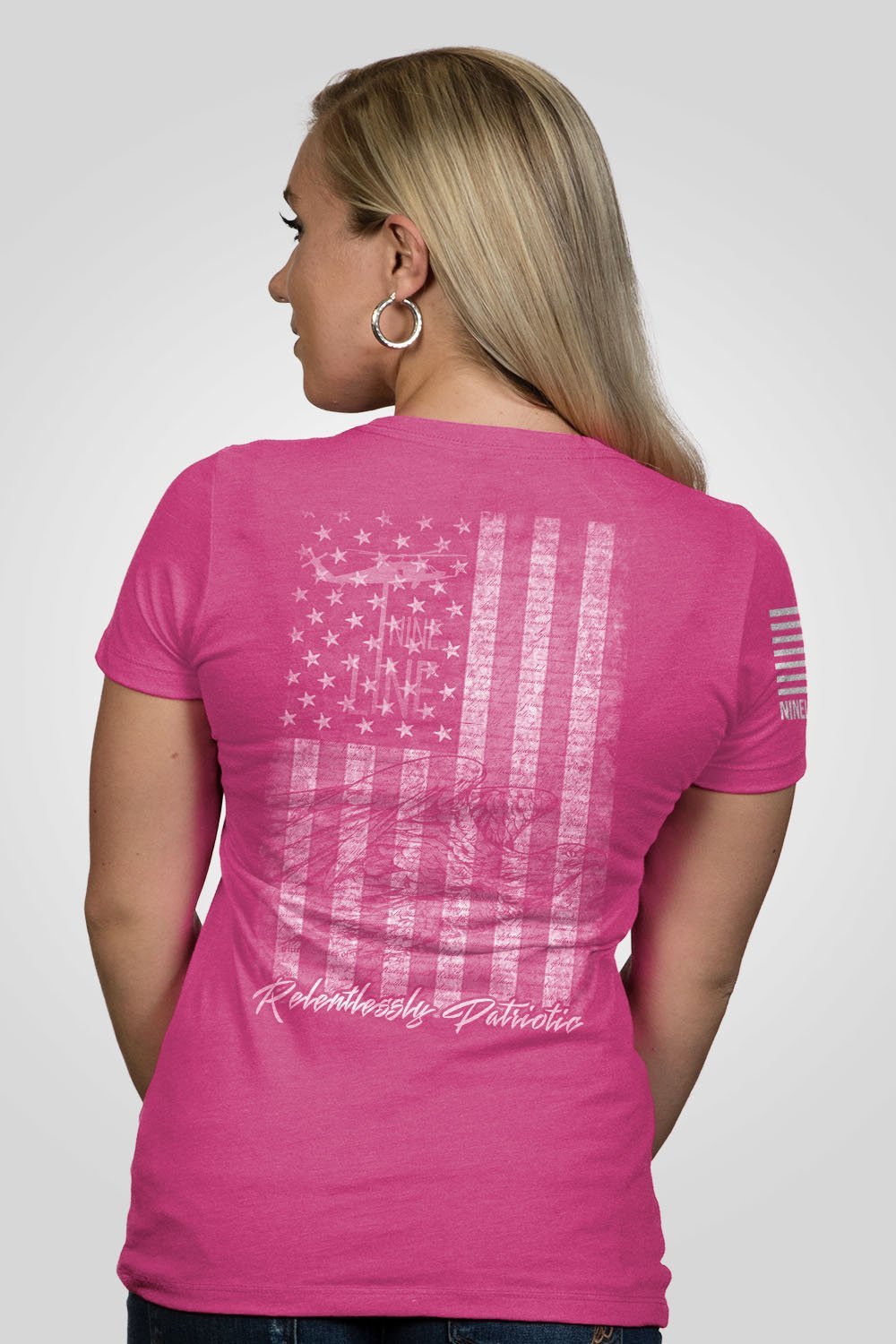 Women's T-Shirt - American Drop Line