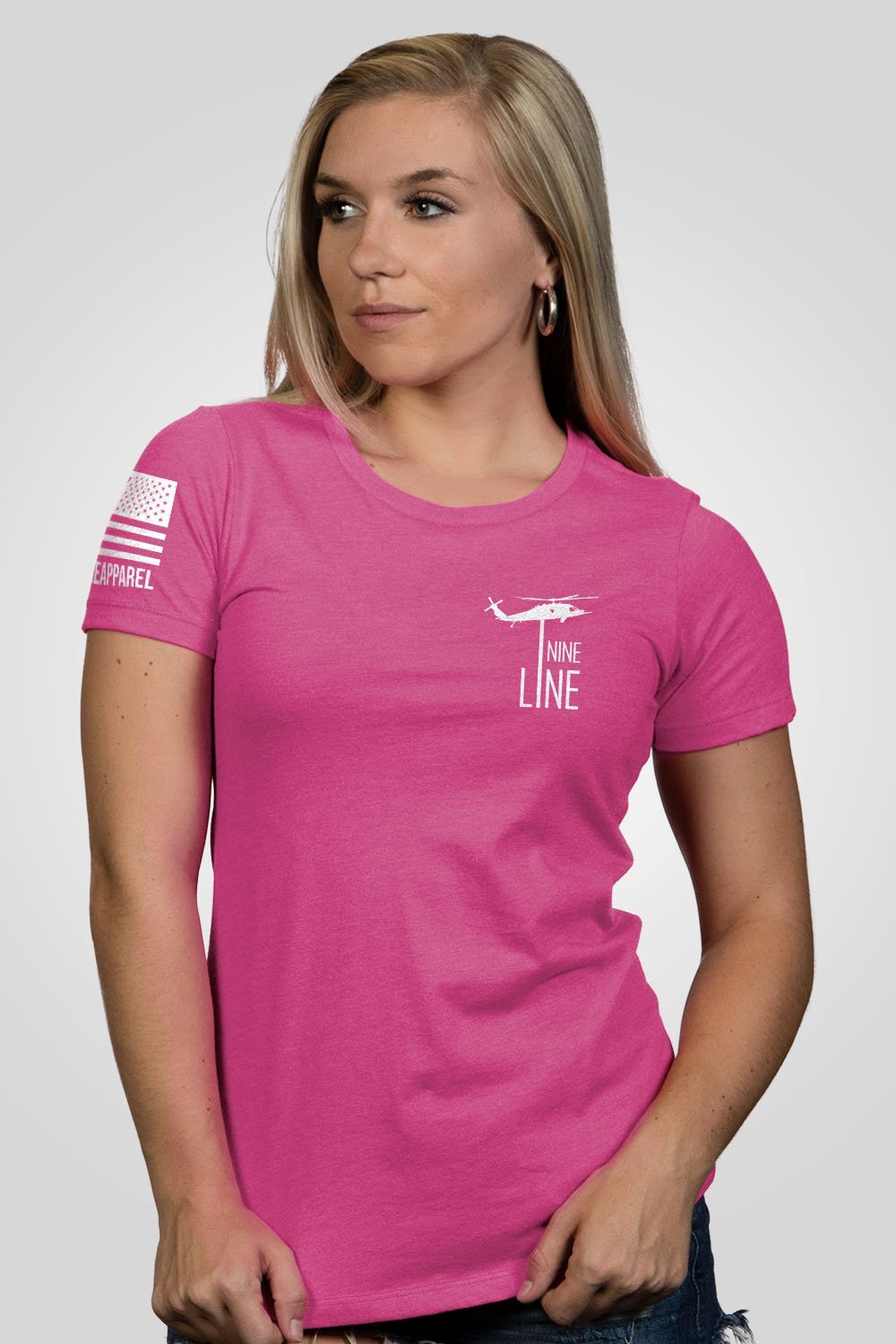 Women's T-Shirt - American Drop Line