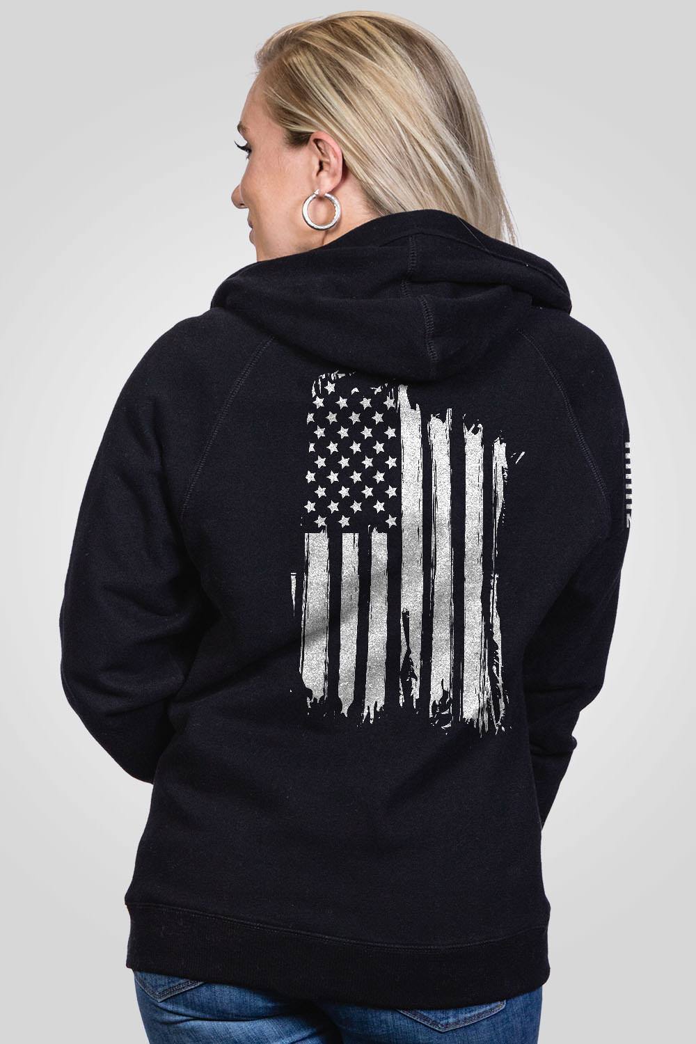 Women's V-Neck Hoodie - America