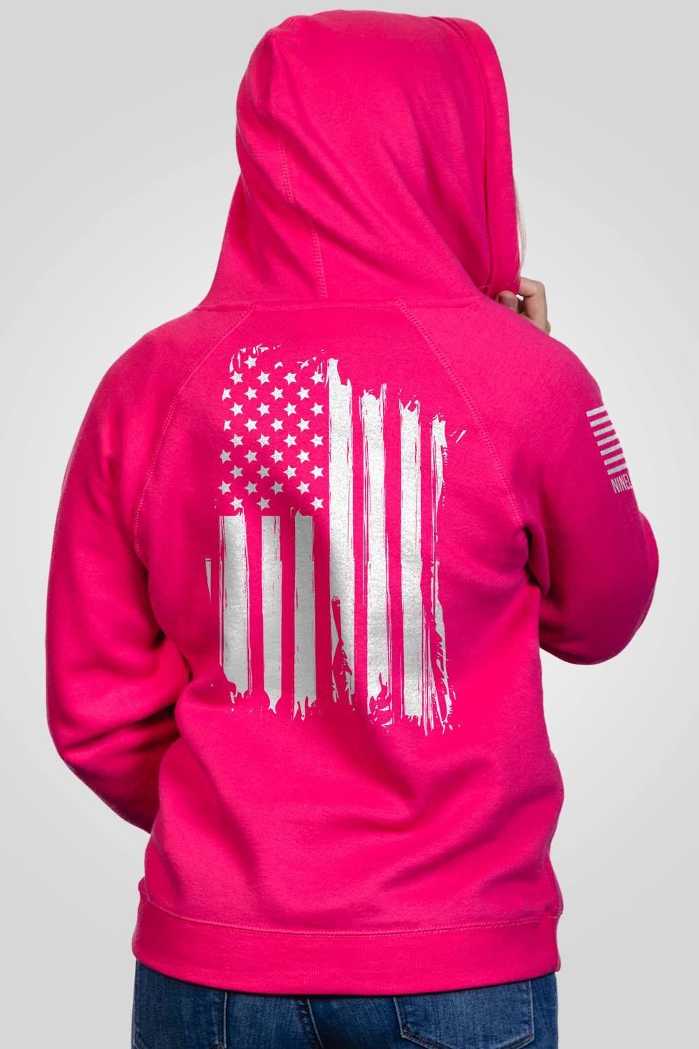 Women's V-Neck Hoodie - America
