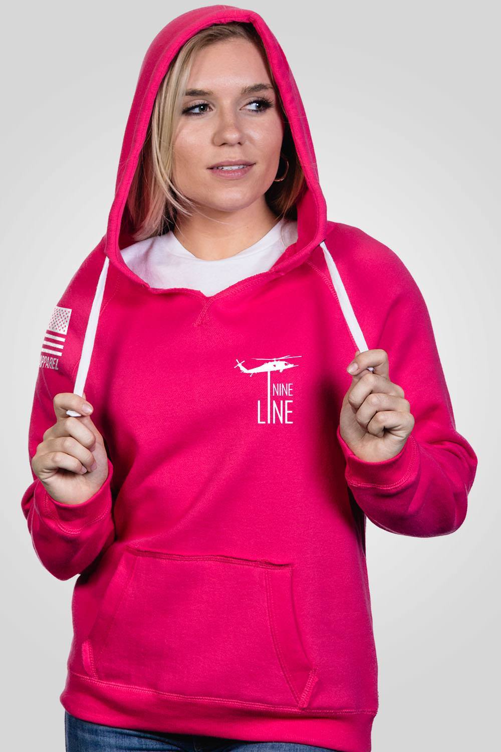 Women's V-Neck Hoodie - America