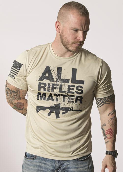 All Rifles Matter - Mens Moisture Wicking T-Shirt
