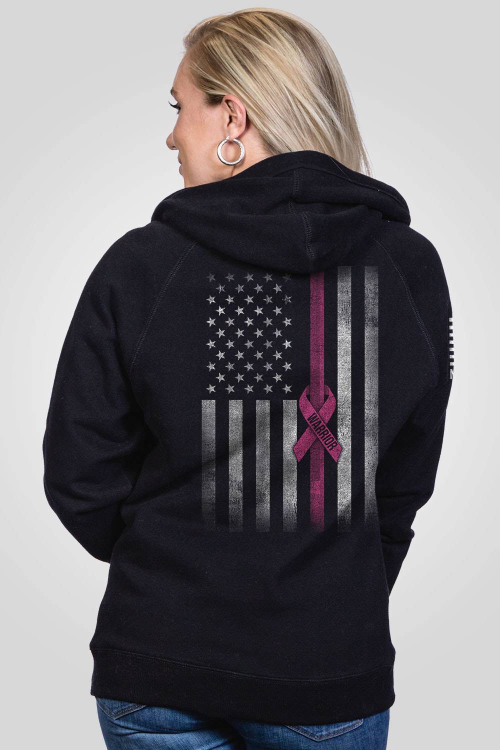 Women's V-Neck Hoodie - Warrior
