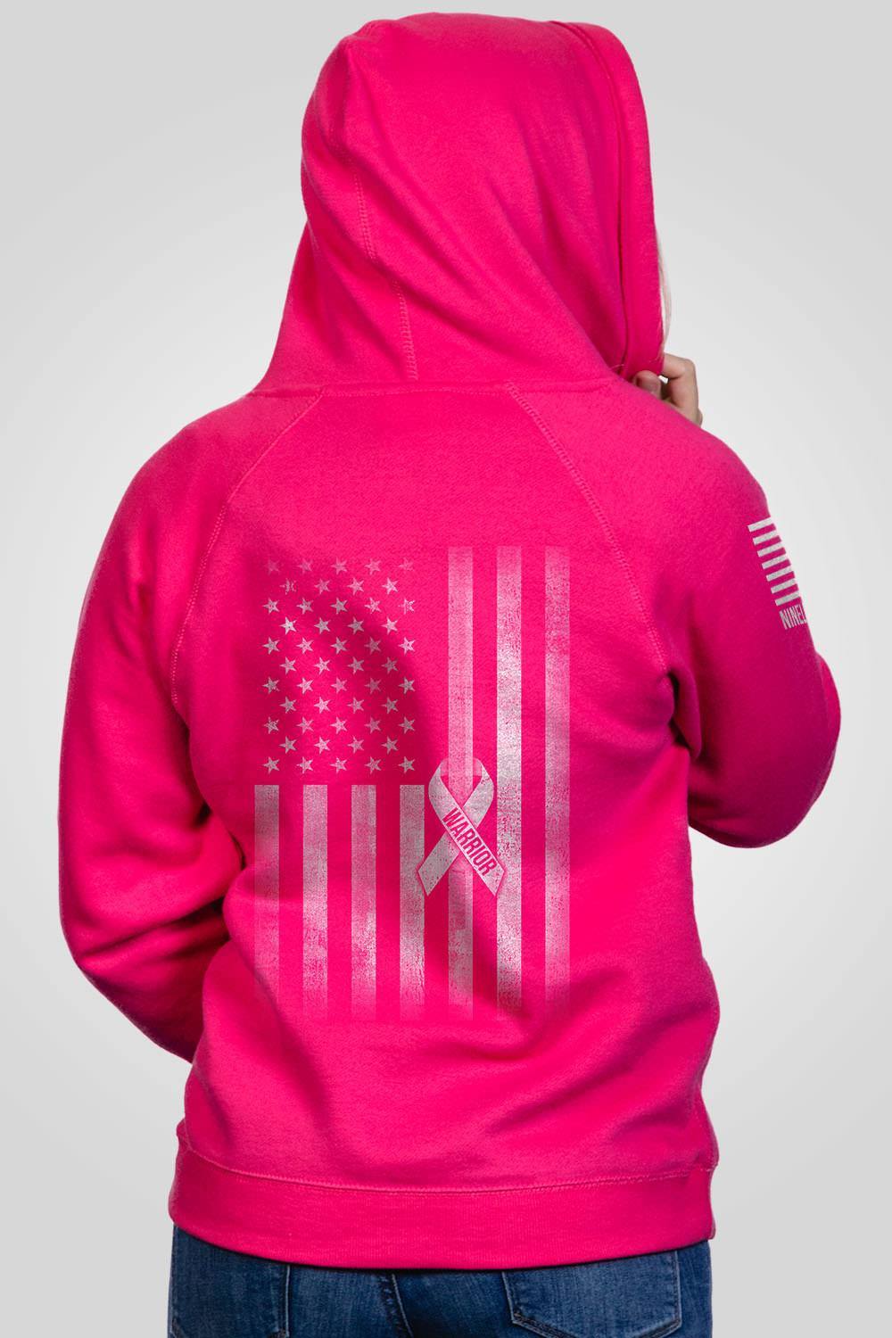 Women's V-Neck Hoodie - Warrior