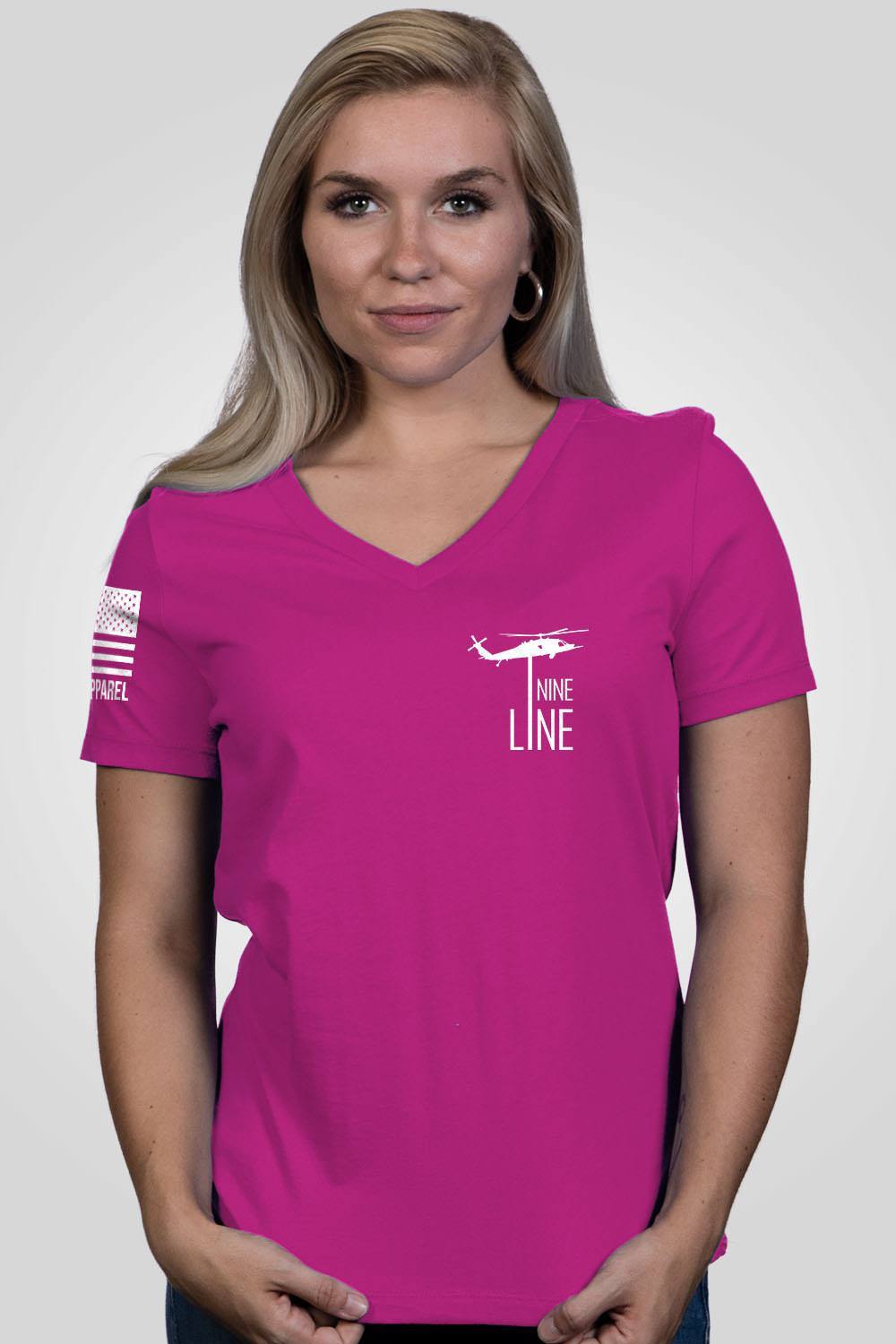 Women's Relaxed Fit V-Neck Shirt - Warrior