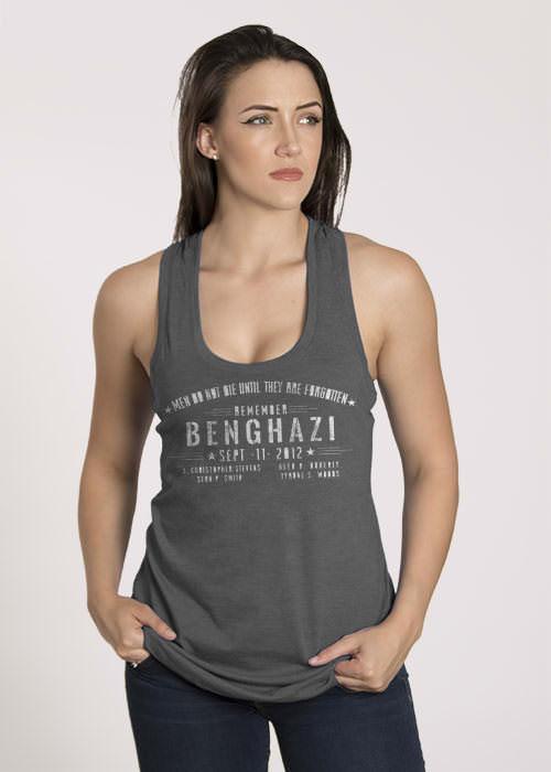 Women's Racerback Tank - Benghazi