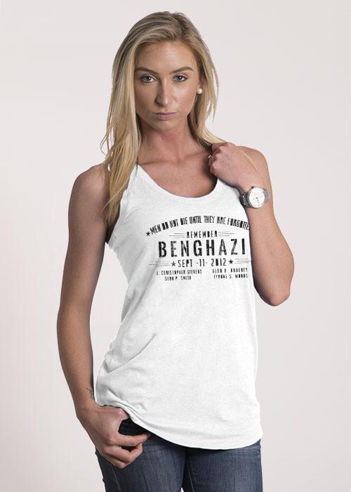 Women's Racerback Tank - Benghazi