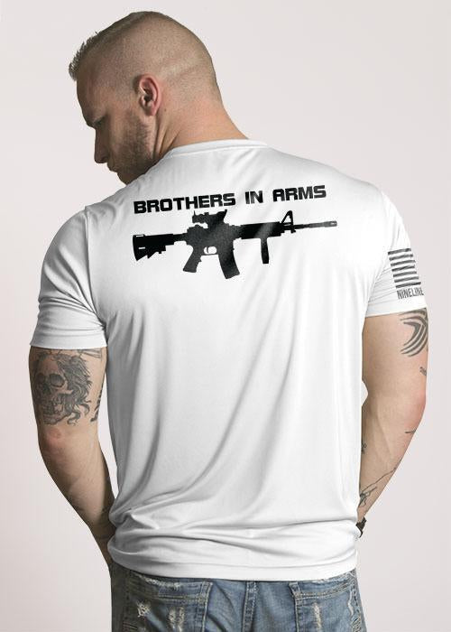 Brothers in Arms Drop Line/Rifle - Moisture Wicking T-Shirt