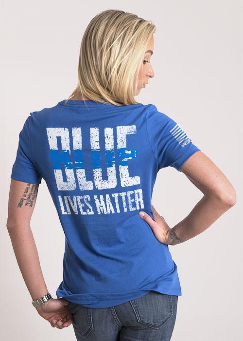 Women's Relaxed Fit T-Shirt - Blue Lives Matter
