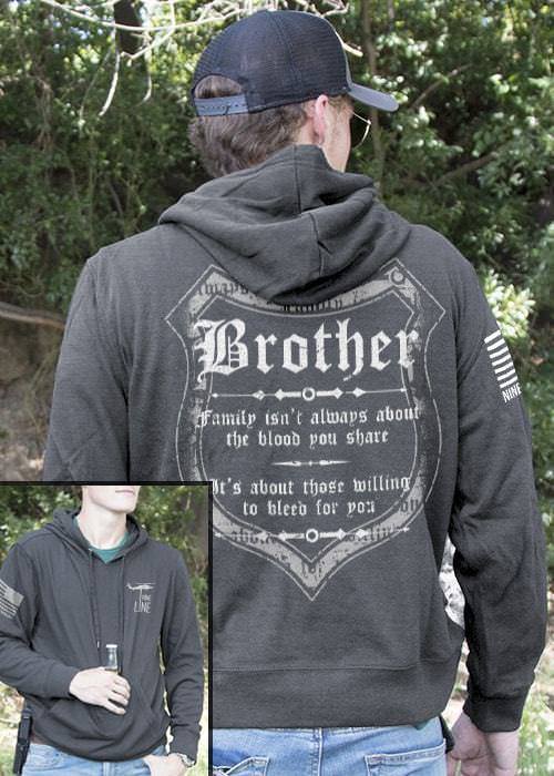 Light Weight Tailgater Hoodie - Blood and Family
