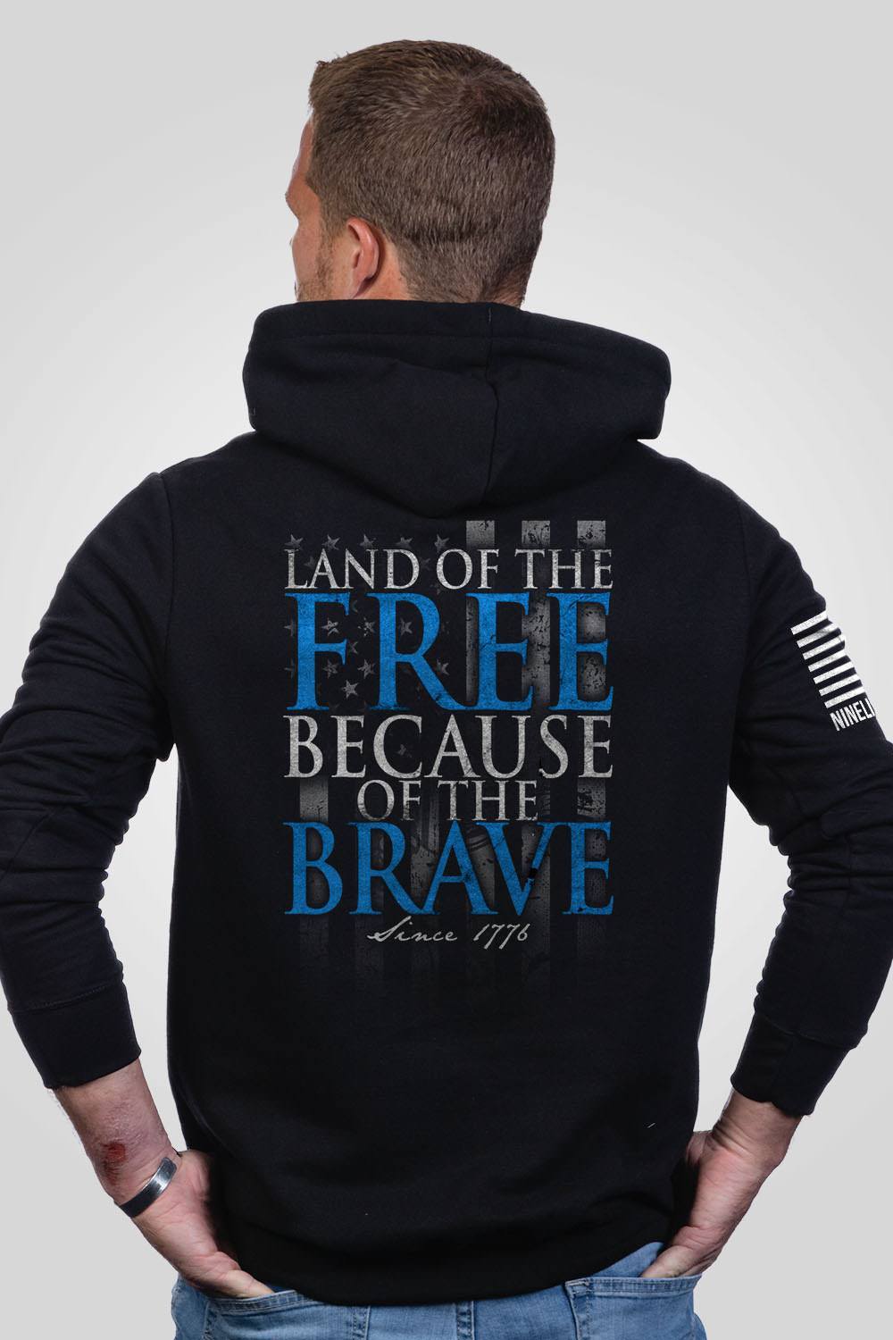 Hoodie - Because Of The Brave