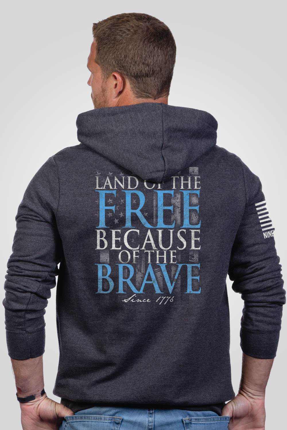 Hoodie - Because Of The Brave