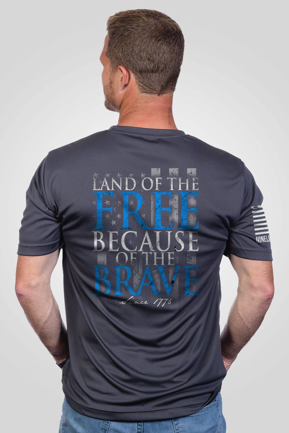 Moisture Wicking T-Shirt - Because Of The Brave