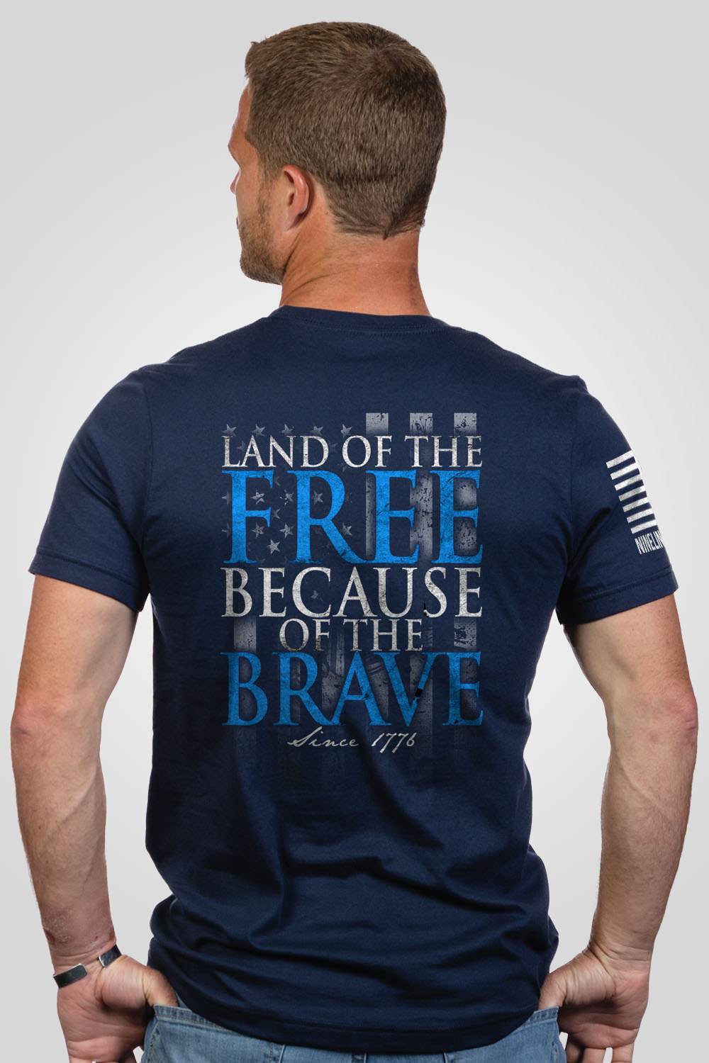 Men's T-Shirt - Because Of The Brave