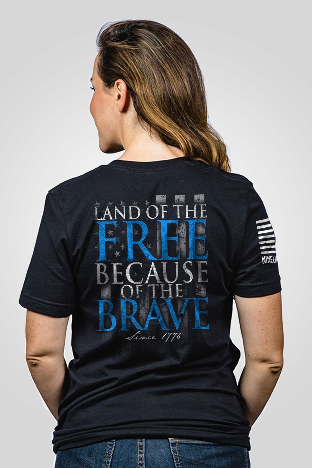 Boyfriend Fit T-Shirt - Because Of The Brave