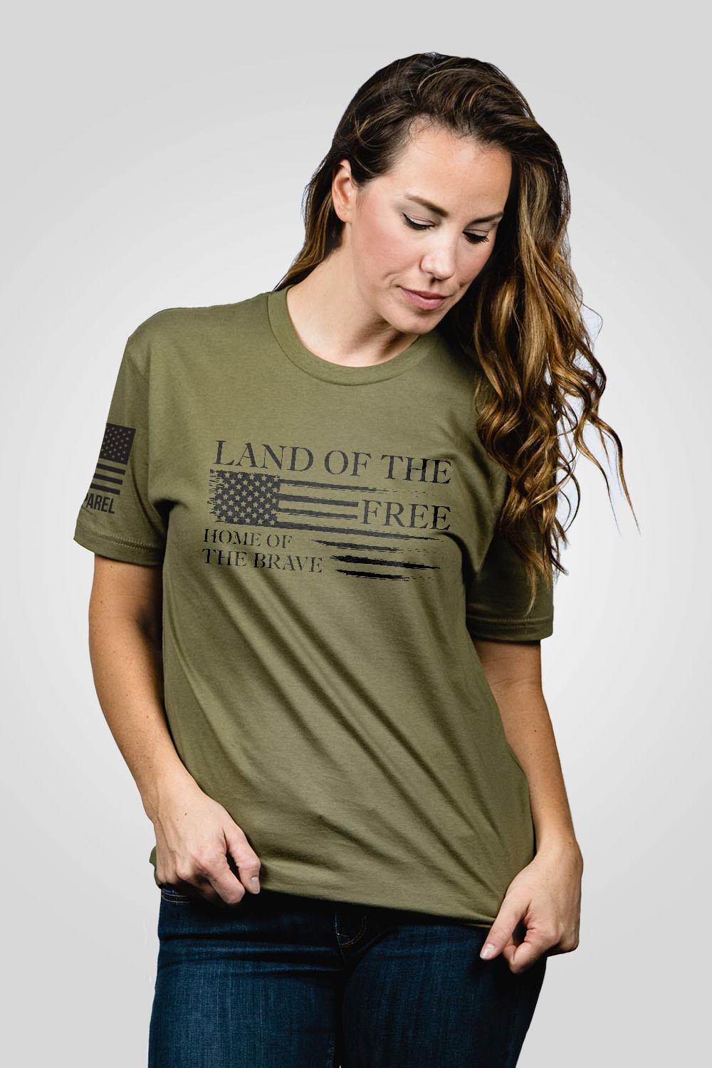Boyfriend Fit T-Shirt - Home of the Brave