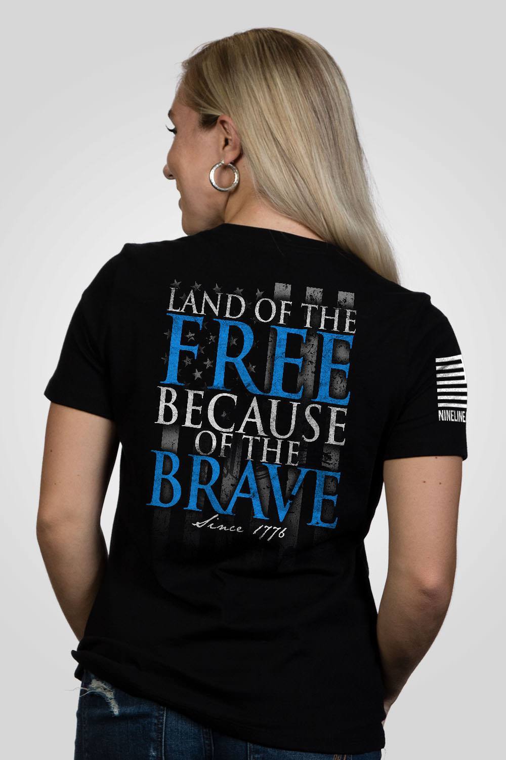 Women's Relaxed Fit T-Shirt - Because Of The Brave