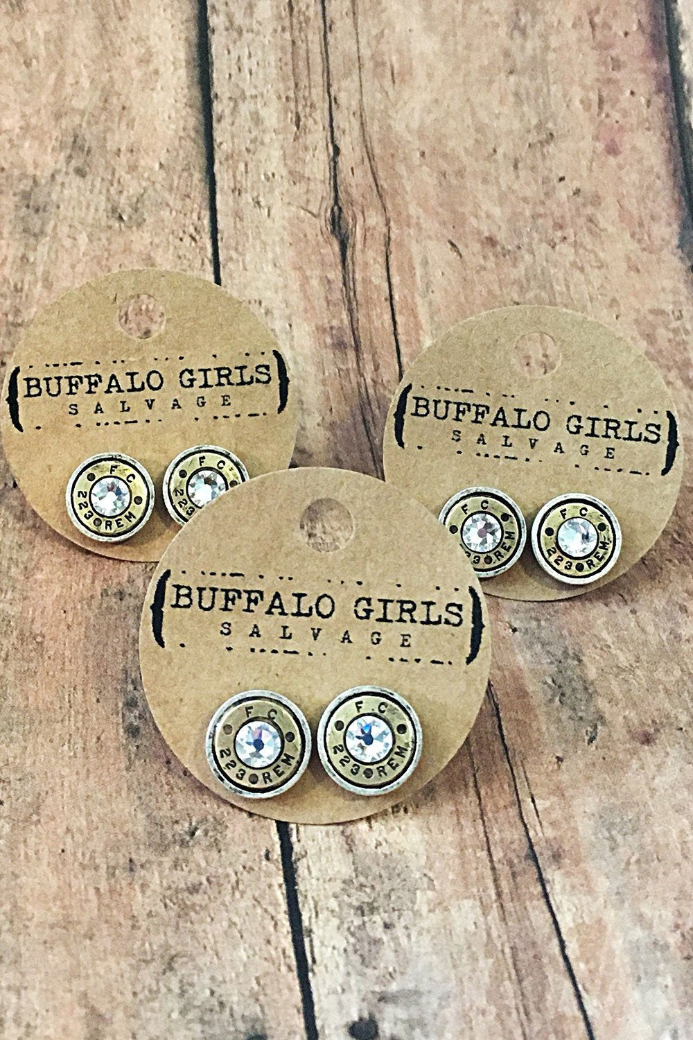 Bullet Stud Earring